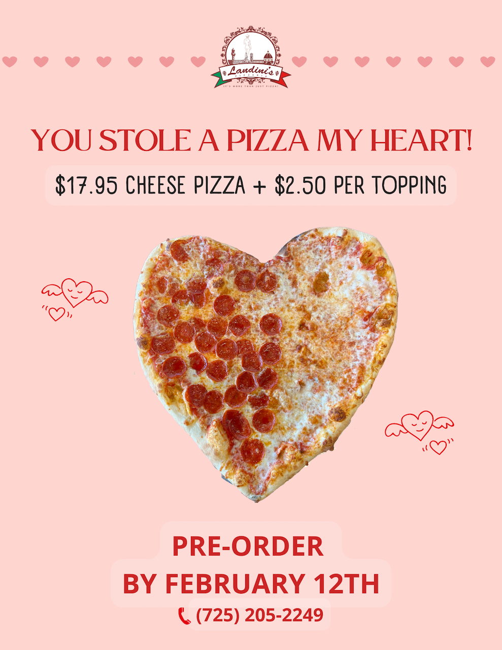 VEGAS HEART SHAPED PIZZA - 2