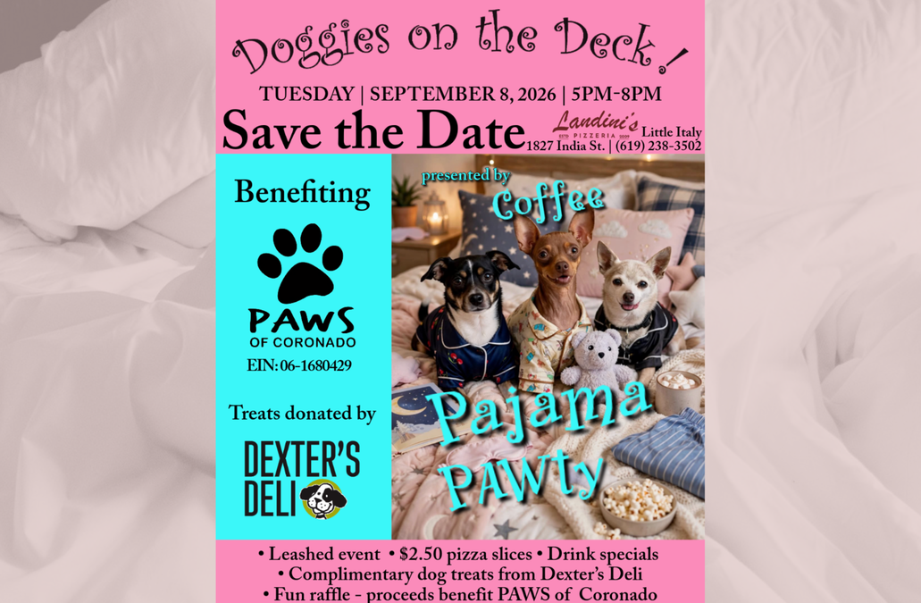 DOGGIES ON THE DECK! September 8th, 2026